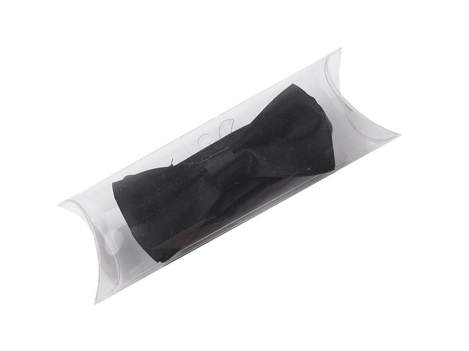Papion satin - Negru (1 Bucată)