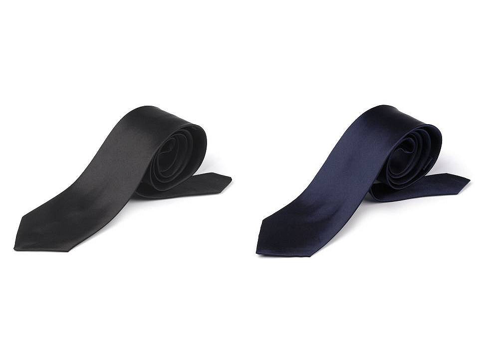 Cravată satin - Albastru parizian (1 Bucată)