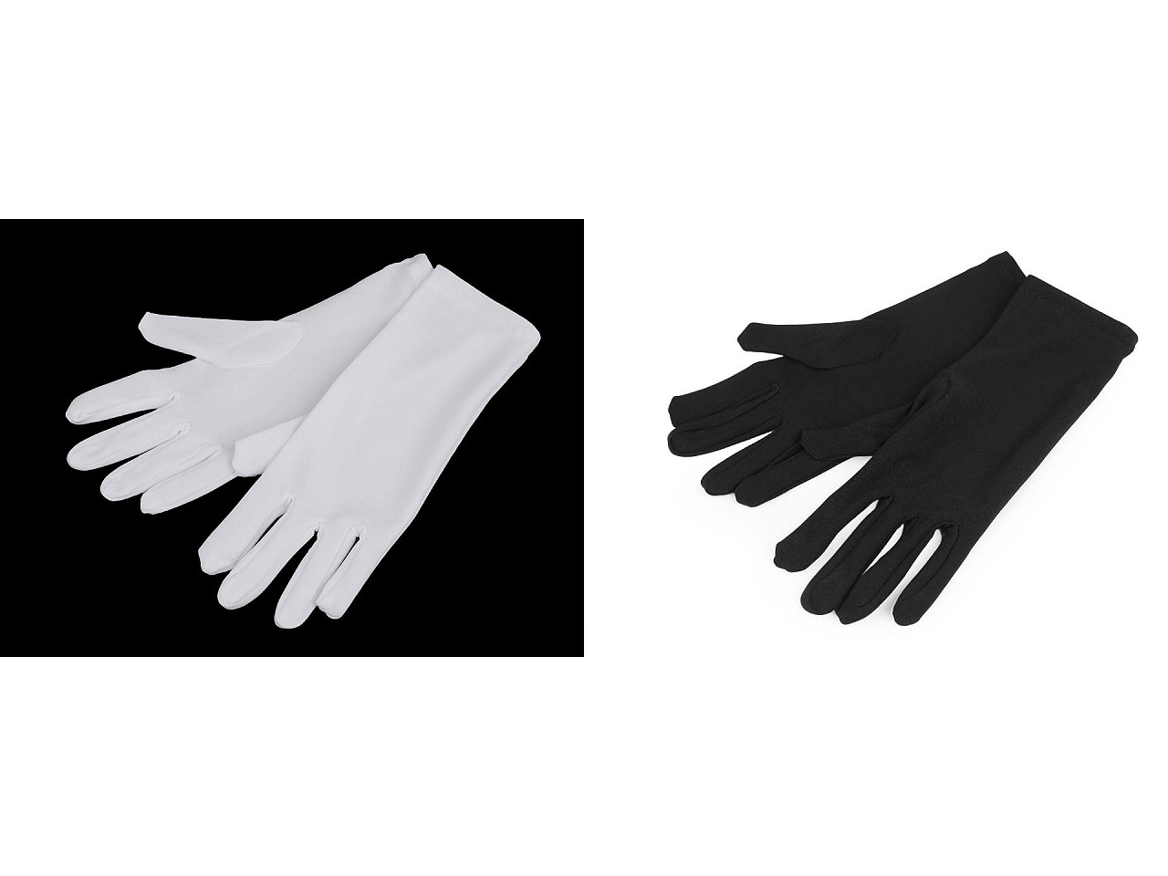 Mănuși din dantelă - Alb (1 Pereche)