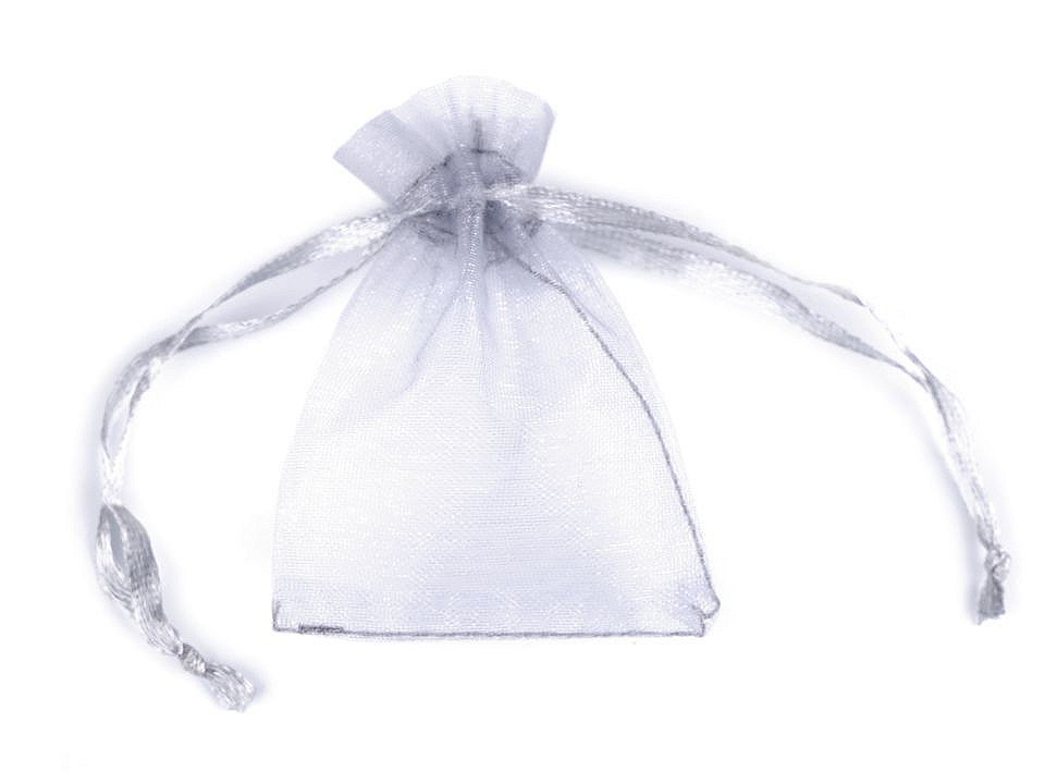 Săculeț organza pentru cadouri, 4,5x7 cm - Auriu deschis (100 Bucăți)