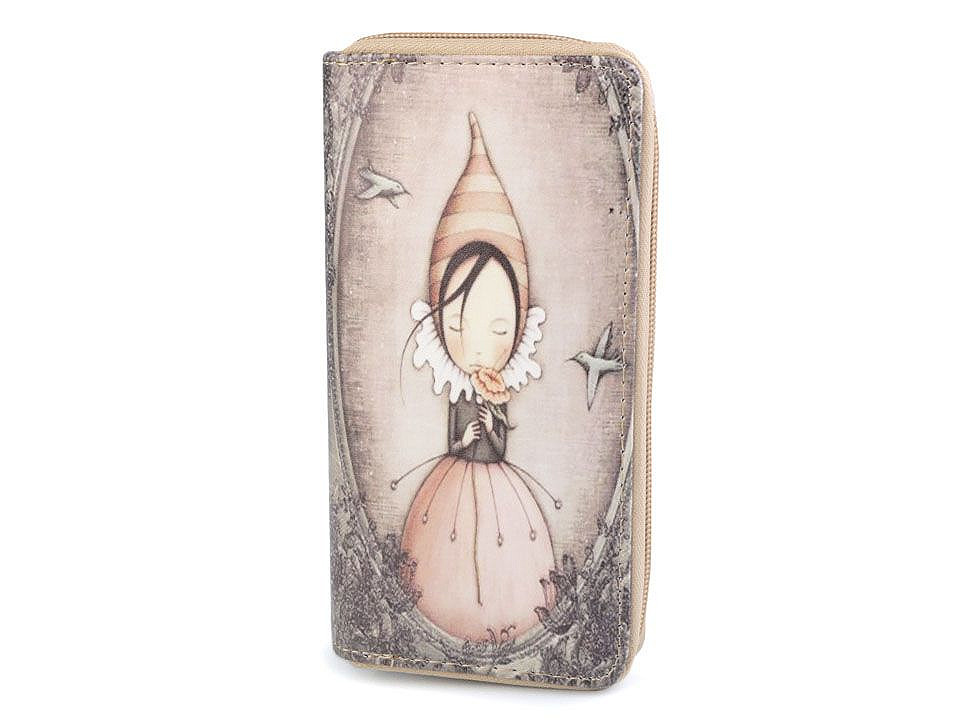 Portofel damă, 10x19 cm - Ecru (1 Bucată)