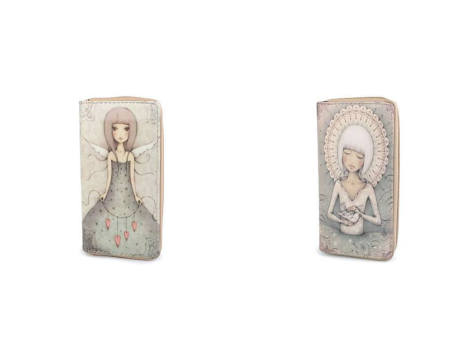 Portofel damă, 10x19 cm - Ecru (1 Bucată)