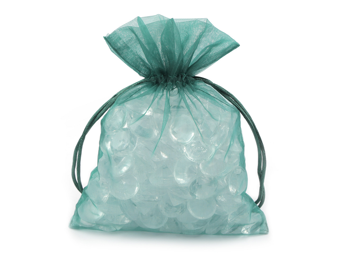 Săculeț organza pentru cadouri, 13x18 cm - Roz deschis (10 Bucăți)