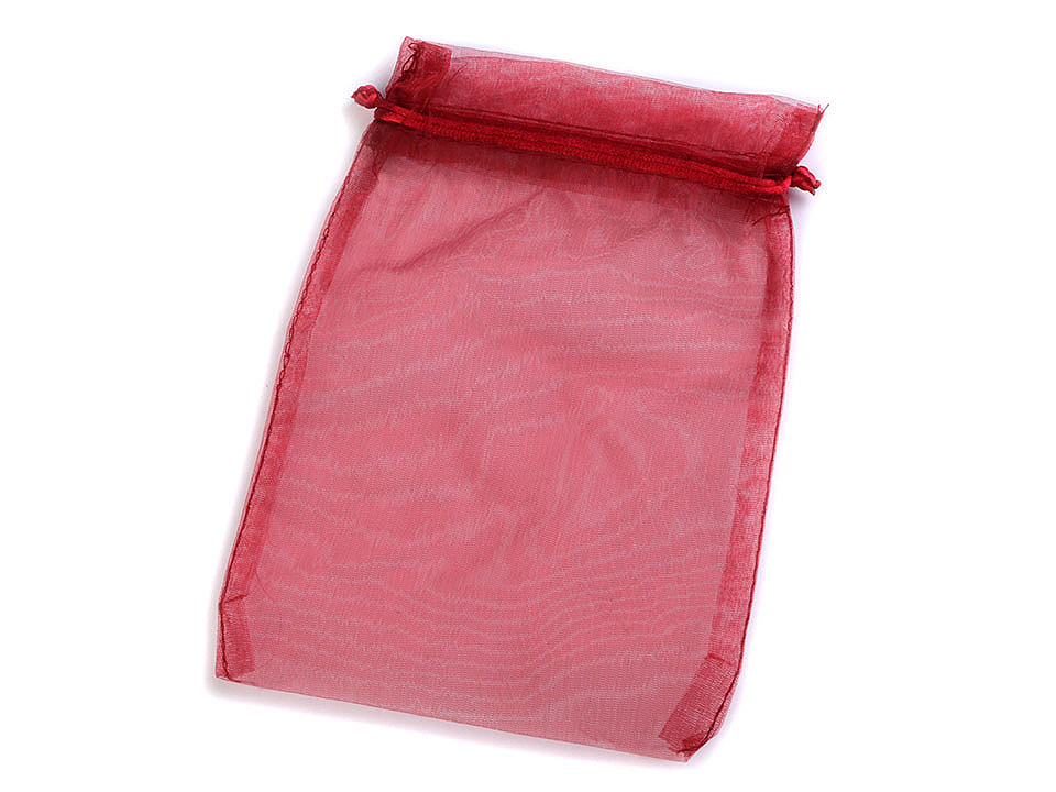 Săculeț organza pentru cadouri, 13x18 cm - Roz deschis (10 Bucăți)