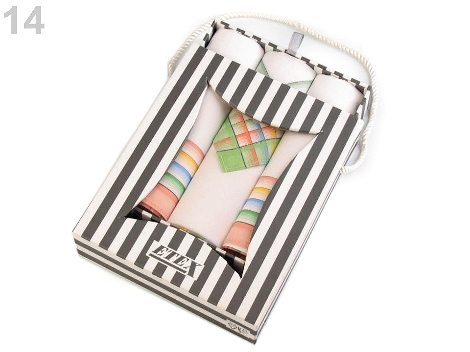 Batiste damă etex, 3 buc/set - Mix aleatoriu de culori și mod (1 Cutie)