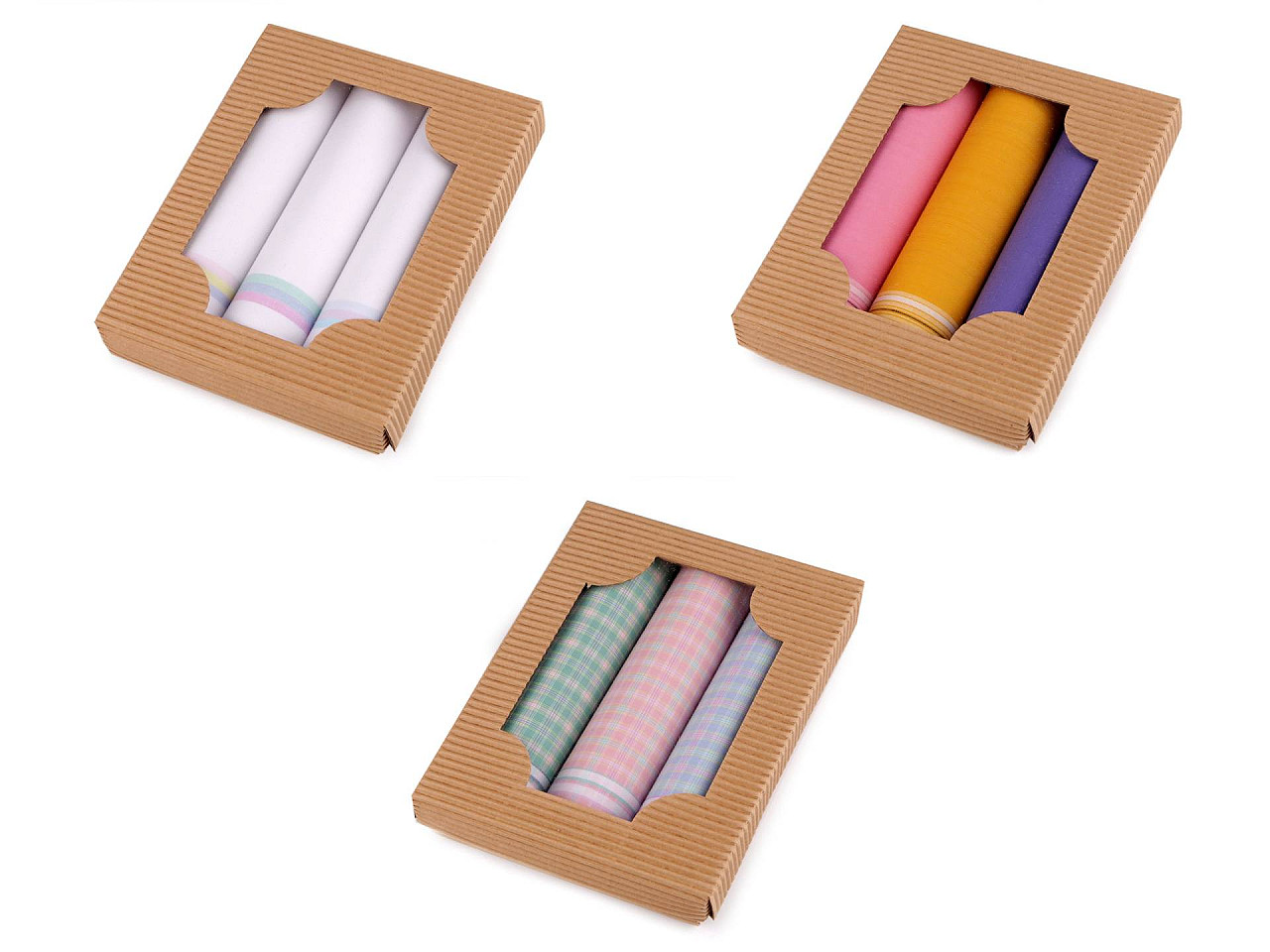 Batiste damă etex, 3 buc/set - Mix aleatoriu de culori și mod (1 Cutie)