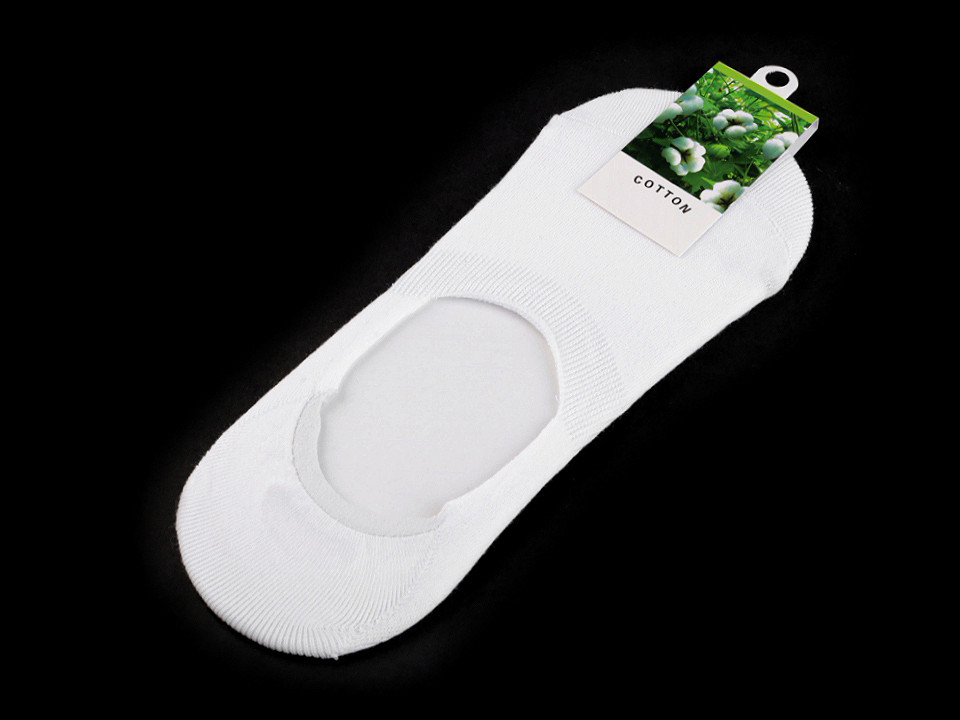 Talpici din bumbac - Alb (2 Perechi)