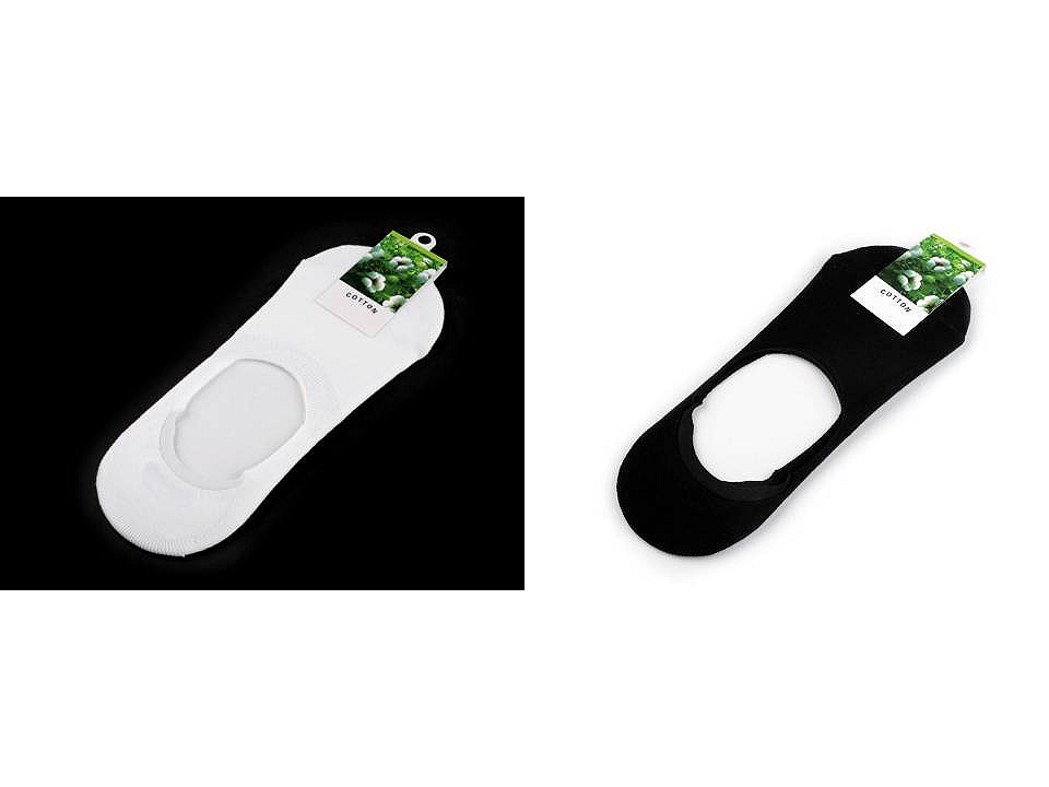 Talpici din bumbac - Alb (2 Perechi)