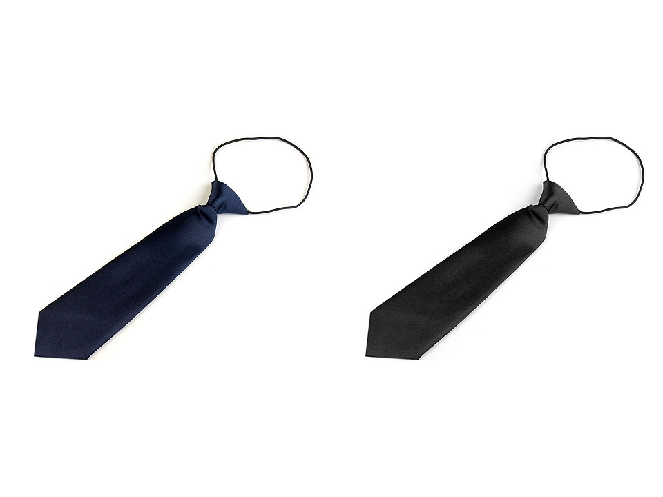 Cravată copii, 7x27 - Negru (1 Bucată)