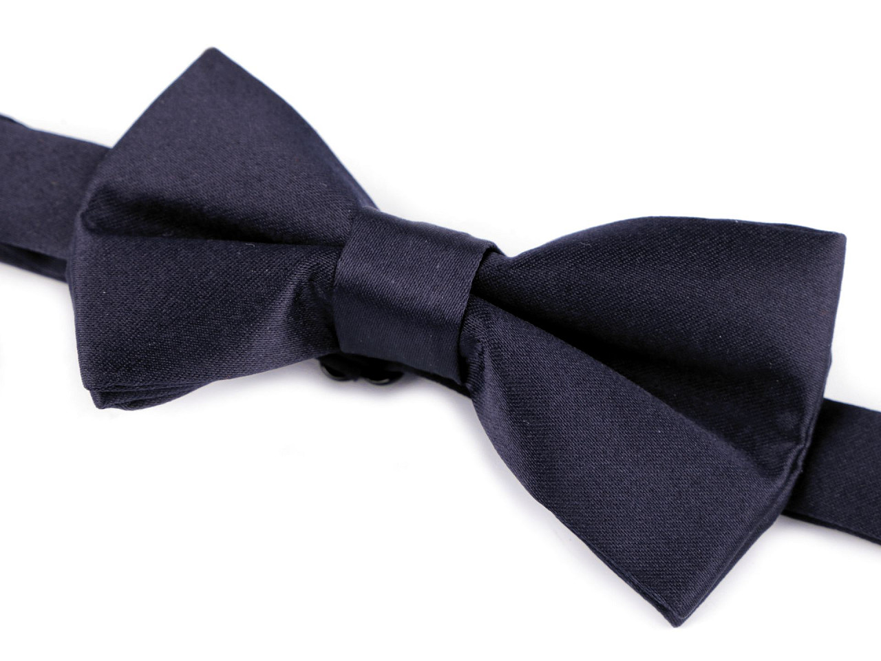 Papion satinat copii - Alb (1 Bucată)