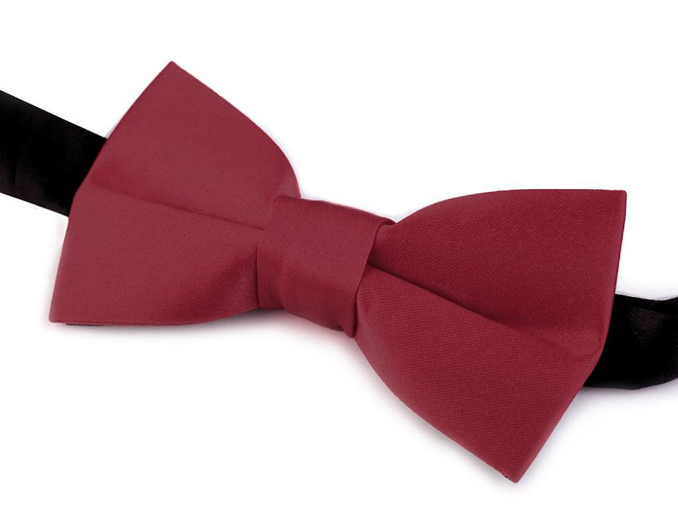 Papion satinat copii - Alb (1 Bucată)