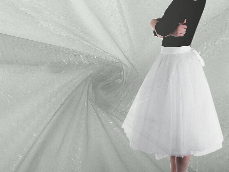 Organza rigidă - Albastru închis (1 Metru)