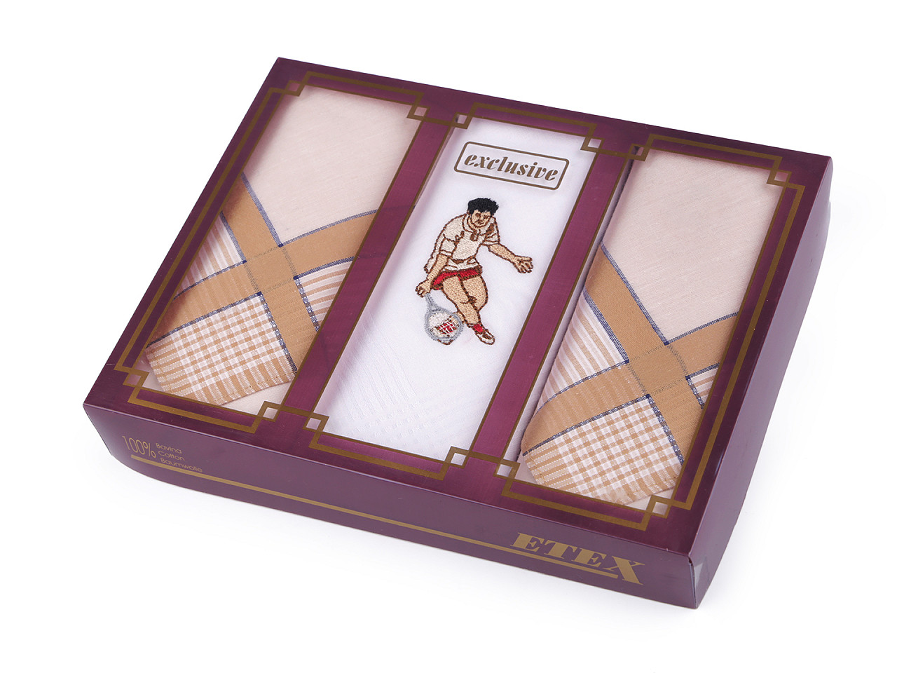 Batiste bărbați, 3 buc/set - Conform imaginii (1 Cutie)