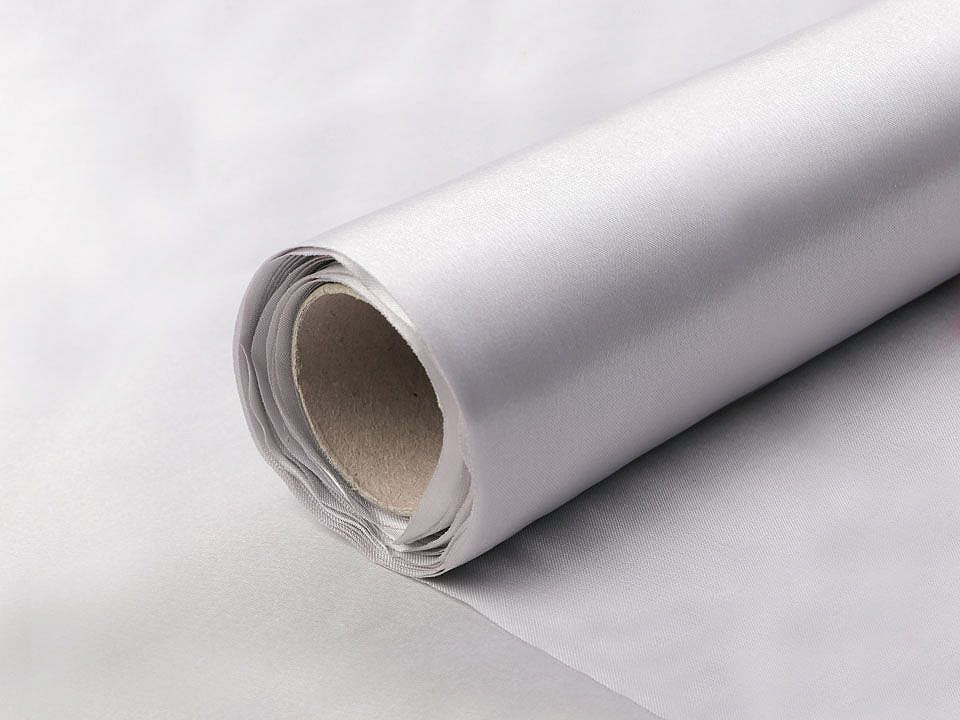 Satin, lățime 36 cm - Crem (9 Metri)