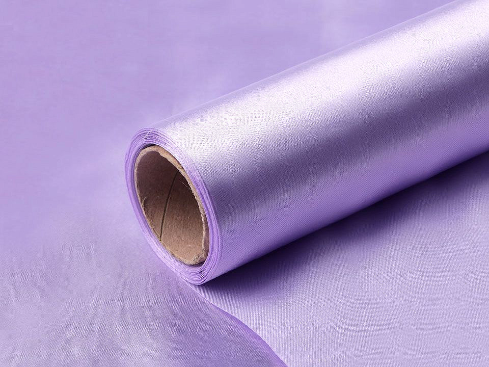 Satin, lățime 36 cm - Crem (9 Metri)