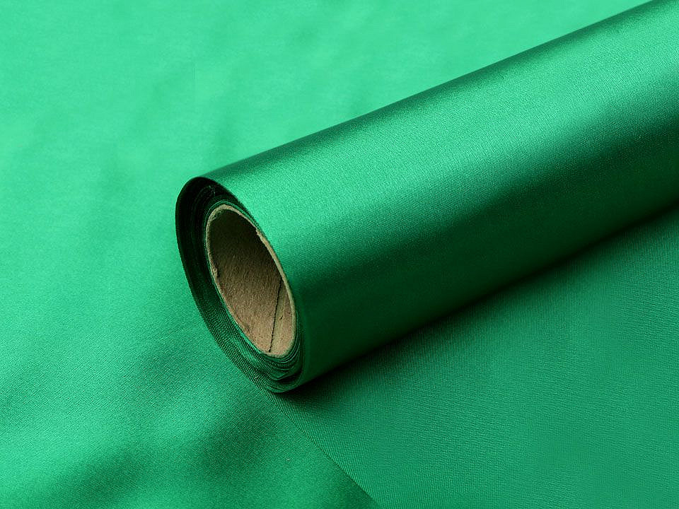 Satin, lățime 36 cm - Crem (9 Metri)