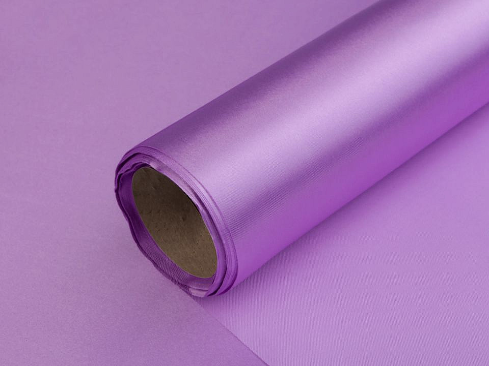 Satin, lățime 36 cm - Crem (9 Metri)