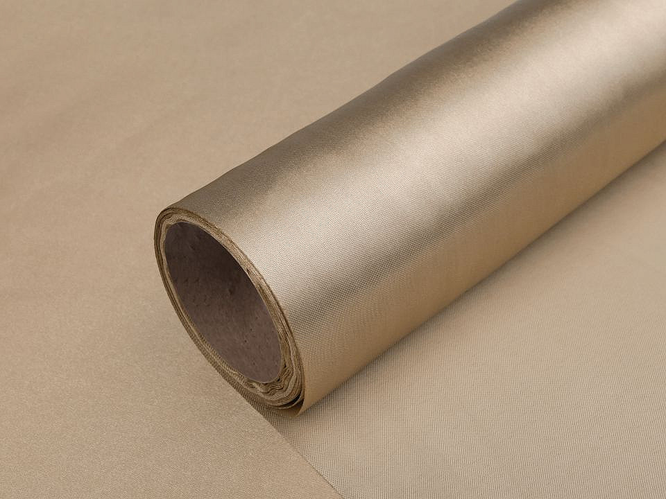 Satin, lățime 36 cm - Crem (9 Metri)