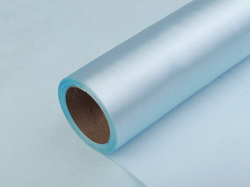 Satin, lățime 36 cm - Crem (9 Metri)