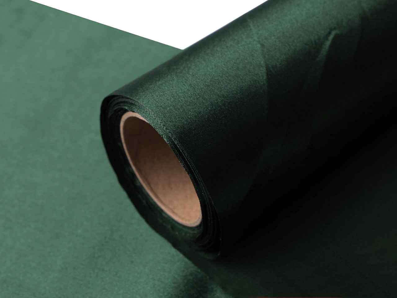 Satin, lățime 14 cm - Alb (9 Metri)