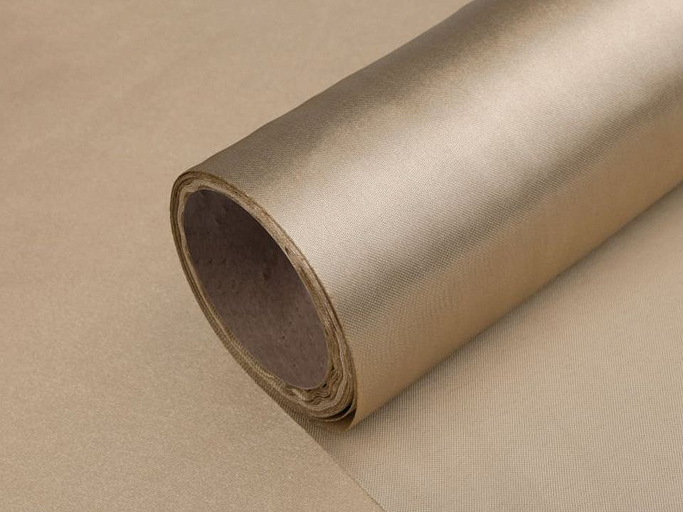 Satin, lățime 14 cm - Alb (9 Metri)