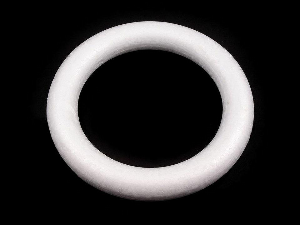 Cerc polistiren, ø20 cm - Alb (1 Bucată)