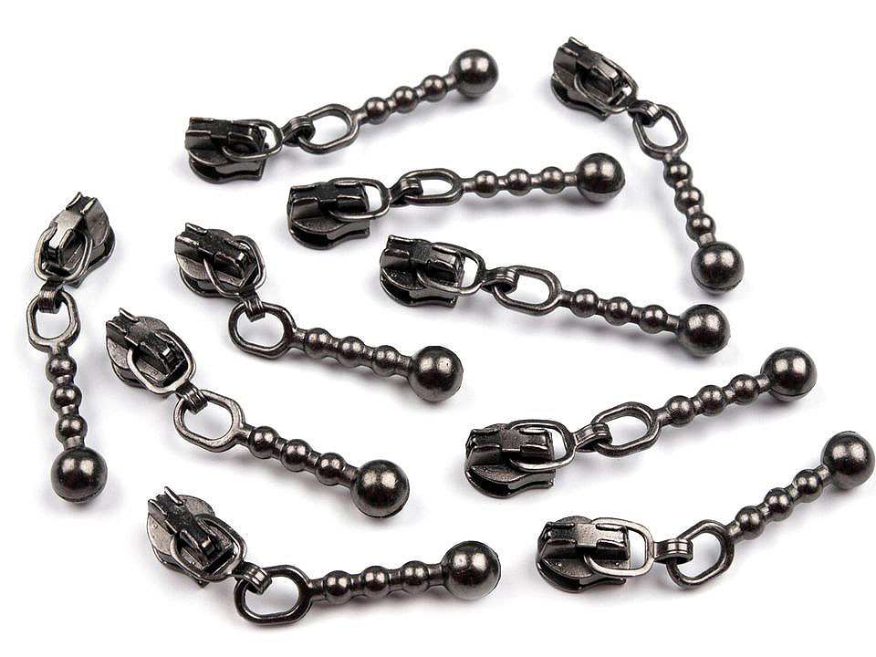 Cursor fermoar spiralat, no 3 - Auriu (10 Bucăți)