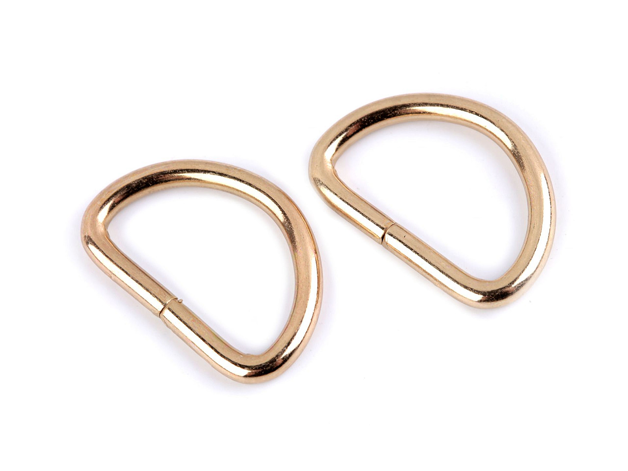 Inel metalic tip d, lățime 25 mm - Alamă antică (50 Bucăți)