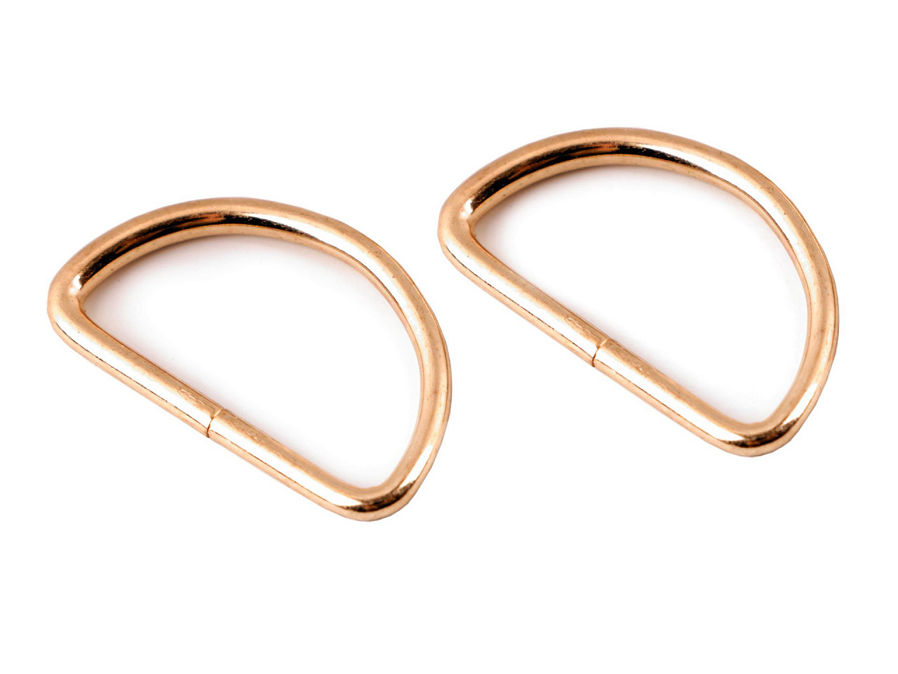 Inel metalic tip d, lățime 32 mm - Alamă antică (10 Bucăți)