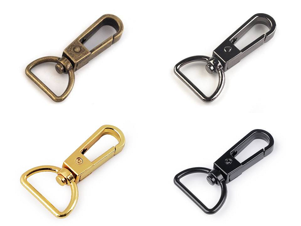 Carabină metalică pivotantă, orificiu 20 mm - Lac negru (1 Bucată)