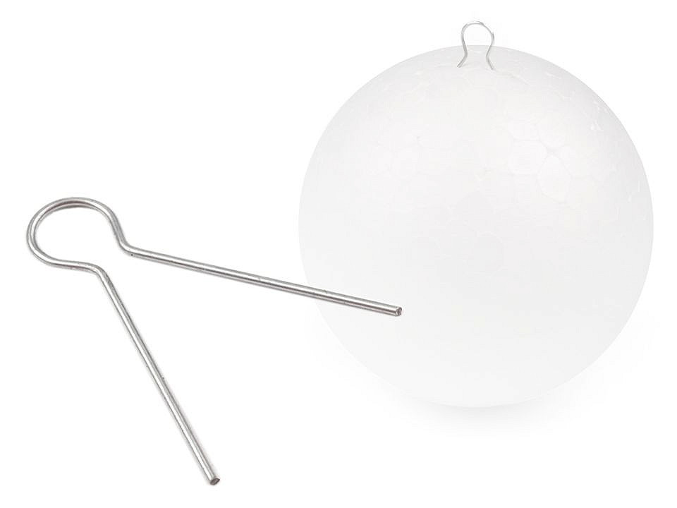 Agățători globuri - Argintiu (500 Bucăți)