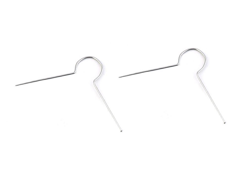 Agățători globuri - Argintiu (500 Bucăți)