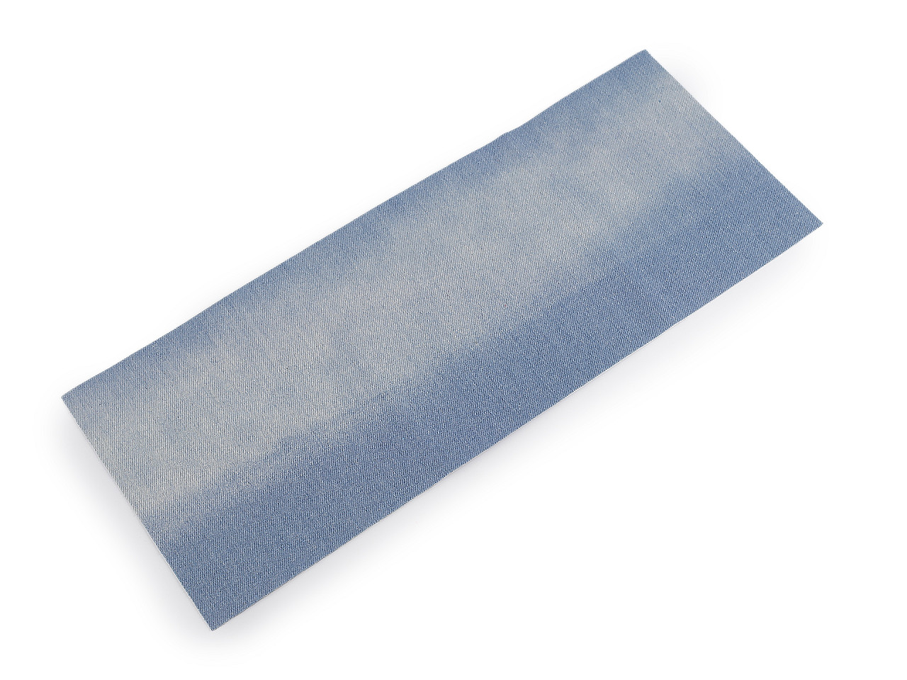 Petice termoadezive jeans, 17x43 cm - Albastru denim (10 Bucăți)