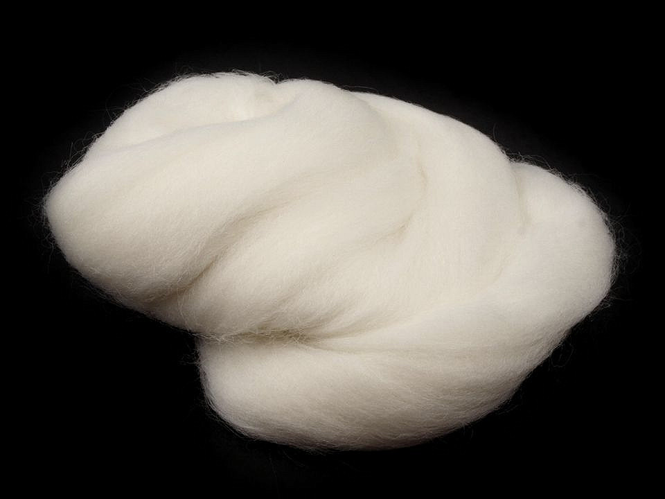 Lână merinos pieptănată, 20 g - Maro coniac (1 Sac)