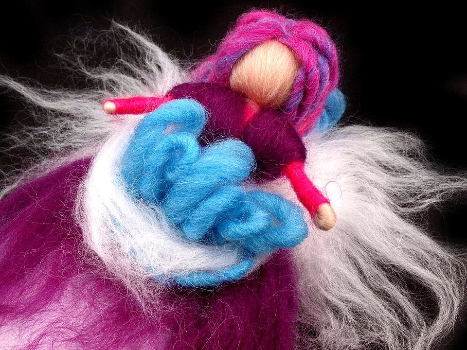 Lână merinos pieptănată, 20 g - Maro coniac (1 Sac)