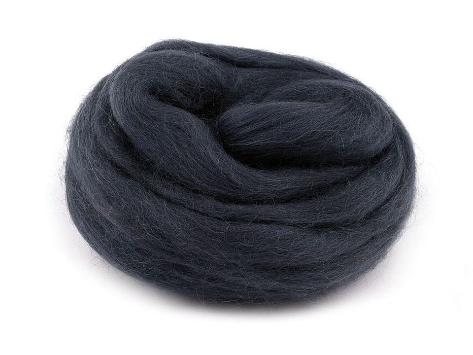 Lână merinos pieptănată, 20 g - Maro coniac (1 Sac)