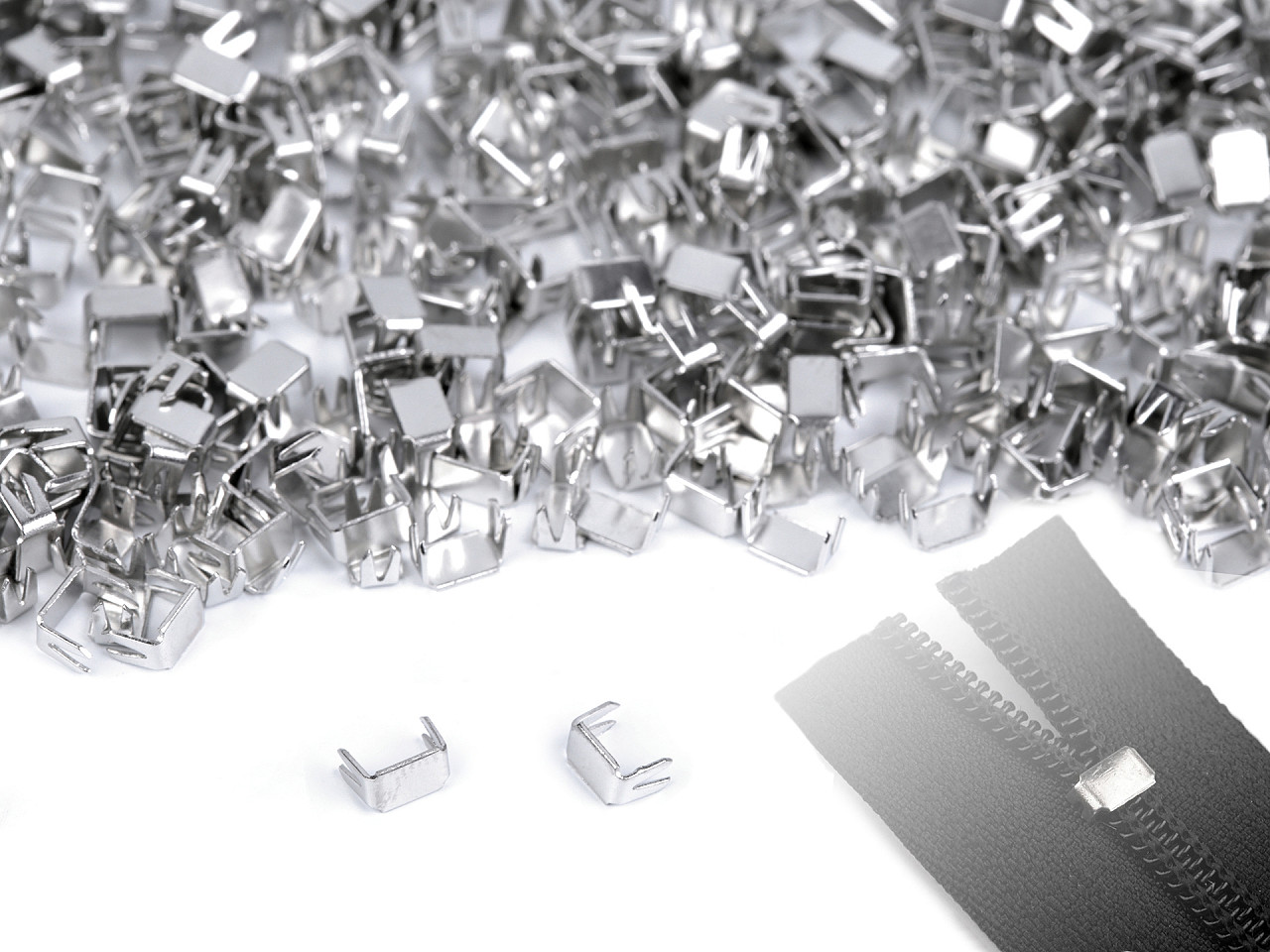 Opritor fermoar no 3 partea inferioară - Nichel (10 Grame)