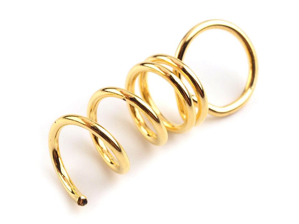 Agățătoare pentru polistiren, 1x3 cm - Auriu (100 Bucăți)