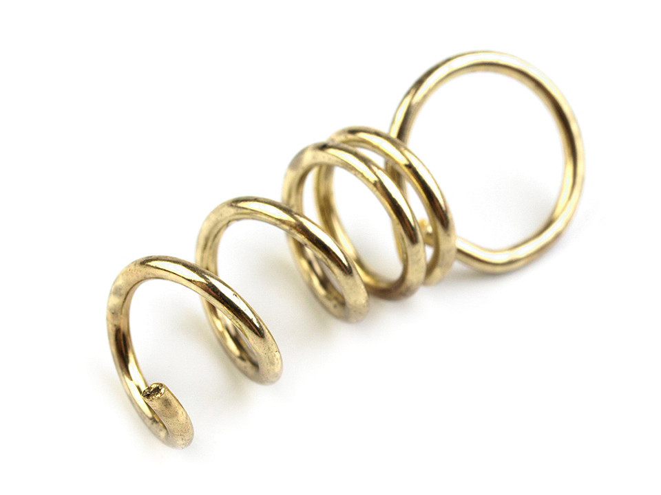 Agățătoare pentru polistiren, 1x3 cm - Auriu (100 Bucăți)