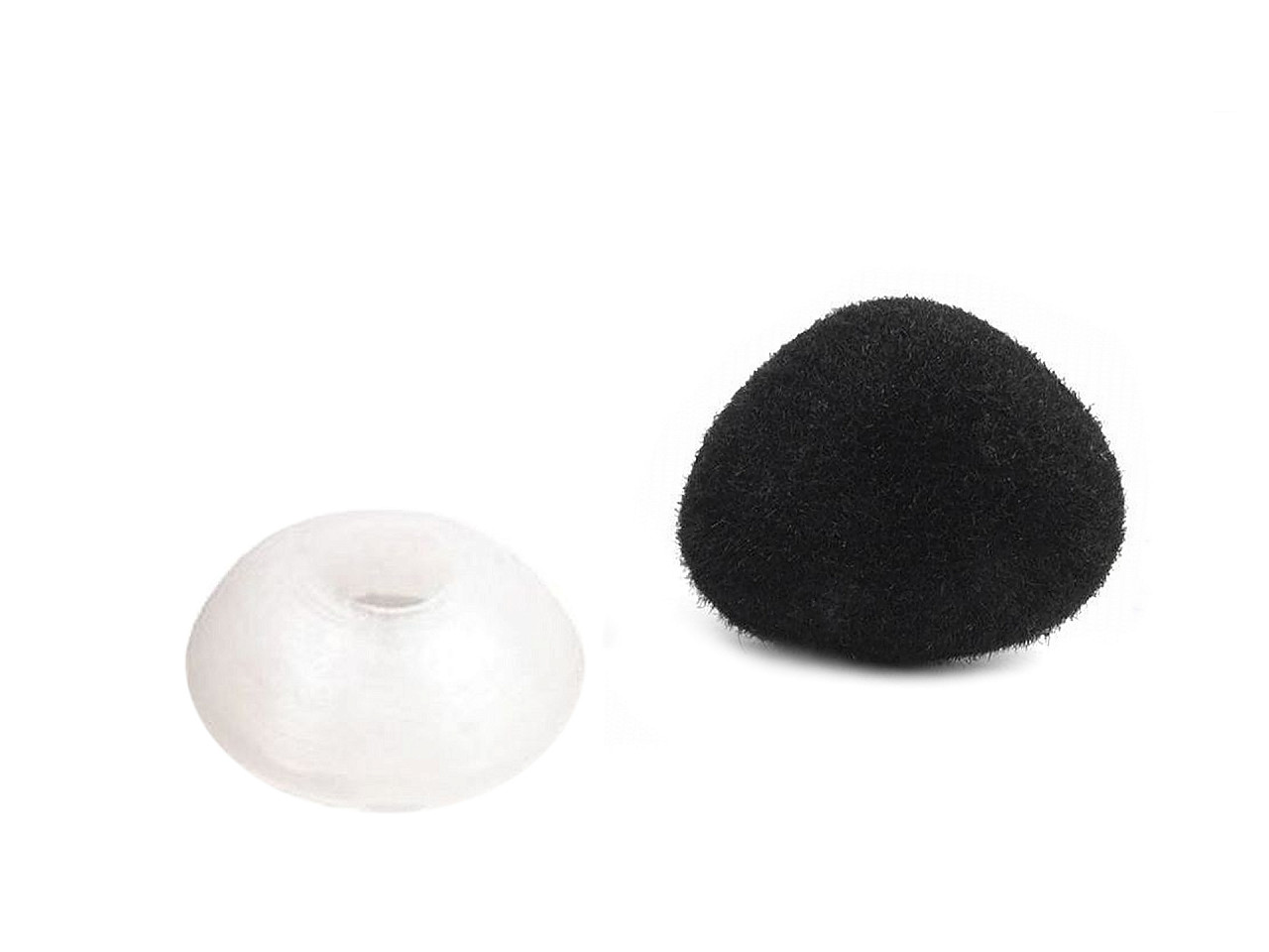 Nas pentru jucării cu dispozitiv de siguranță, 11x14 mm - Roz mediu (10 Seturi)