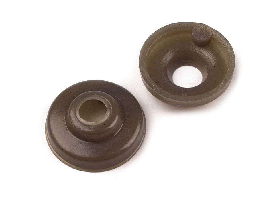 Nas pentru jucării cu dispozitiv de siguranță, 15x20 mm - Negru (50 Seturi)