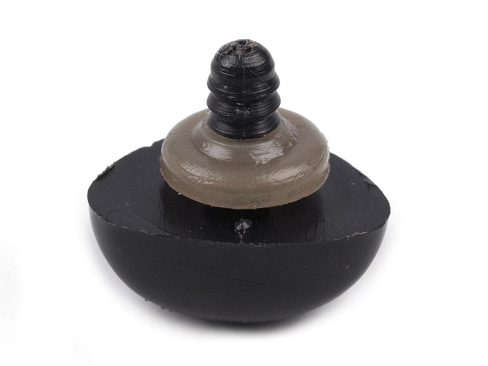 Nas pentru jucării cu dispozitiv de siguranță, 15x20 mm - Negru (50 Seturi)