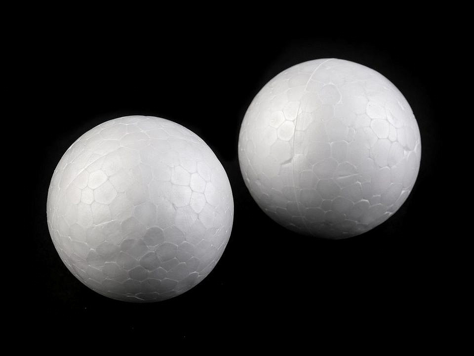 Bile polistiren, ø5 cm - Alb (10 Bucăți)