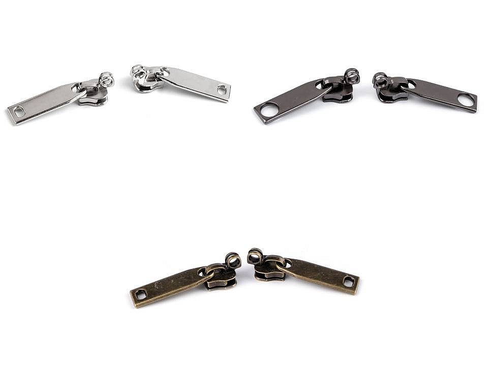 Cursor fermoar spiralat genți, no 7 - Auriu (10 Bucăți)