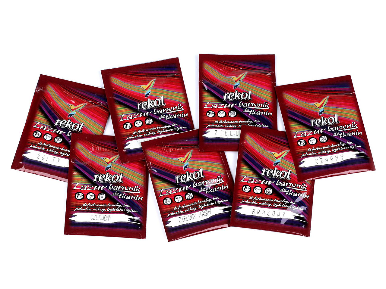 Vopsea pentru textile, 18 g - Verde (1 Bucată)