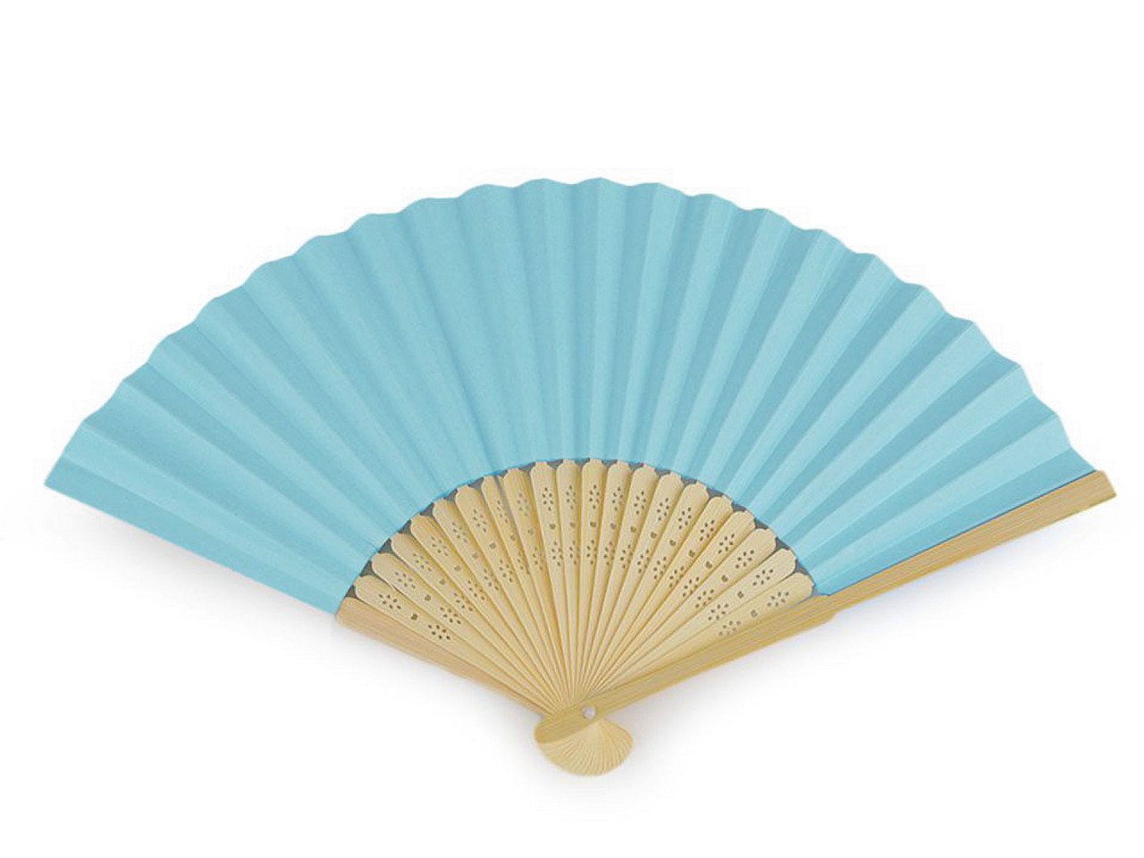 Evantai decorabil, 21x36 cm - Alb (1 Bucată) Evantai decorabil, 21x36 cm - Alb (1 Bucată)