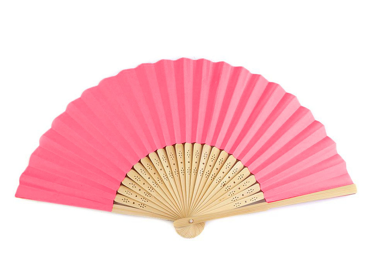 Evantai decorabil, 21x36 cm - Alb (1 Bucată) Evantai decorabil, 21x36 cm - Alb (1 Bucată)