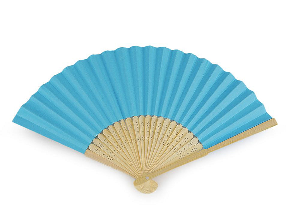 Evantai decorabil, 21x36 cm - Alb (1 Bucată) Evantai decorabil, 21x36 cm - Alb (1 Bucată)