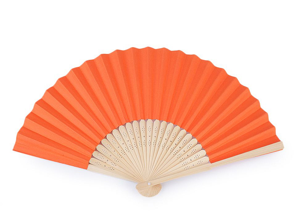 Evantai decorabil, 21x36 cm - Alb (1 Bucată) Evantai decorabil, 21x36 cm - Alb (1 Bucată)
