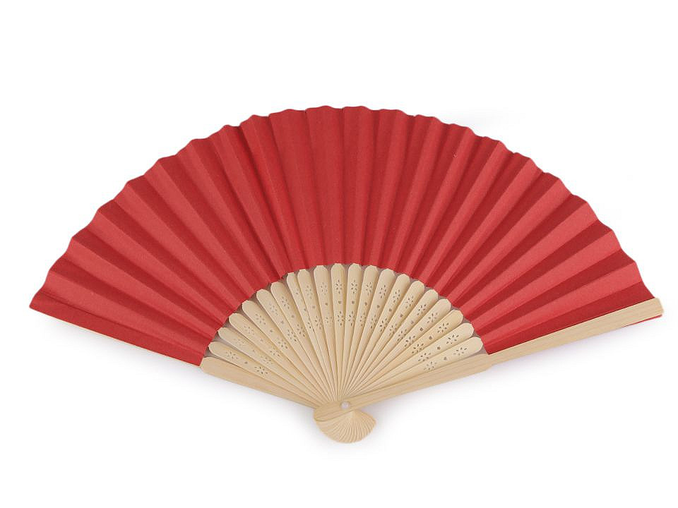 Evantai decorabil, 21x36 cm - Alb (1 Bucată) Evantai decorabil, 21x36 cm - Alb (1 Bucată)